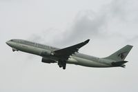 A7-ACC @ LHR - Qatar Airways Airbus A330 departing London Heathrow