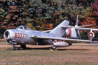 83277 @ BDL - An old Cold-Warrior, this Mikoyan-Gueryevich MiG-15 fighter poses in front of a former rival, a Douglas B-66 Devastator, at the New England Air Museum, Windsor Locks, CT. - by Daniel L. Berek