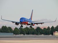 N238WN @ KLAS - Southwest Airlines - 'Spreading the Luv for 35 Years' / 2005 Boeing 737-7H4 - by Brad Campbell