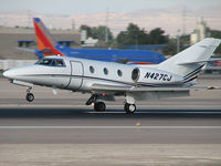 N427CJ @ KLAS - Rockbrigde Consulting - Santa Barbara, California / 1975 Dassault-Breguet - (Falcon 10) - by Brad Campbell