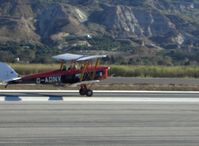 N675LF @ SZP - 1944 De Havilland DH.82A Tiger MOTH, DH Gipsy I 135 Hp, landing Runway 22 - by Doug Robertson