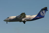 OO-DJR @ BRU - arrival of flight SN3812 from Porto