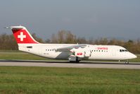HB-IXO @ BSL - departing runway 16 to BRU - by eap_spotter