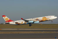 OE-LAL @ VIE - Austrian Airlines Airbus 340-300 in special colors - by Yakfreak - VAP