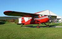 N89352 @ 8N1 - Georgeous red 1940s Cessna 140! - by Daniel L. Berek