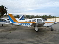 N272PR @ AJO - Executive Flying Service (MATA titles) 1977 Piper PA-28-201T visiting from Las Vegas @ Corona Municipal Airport, CA - by Steve Nation