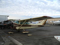 N3145Q @ AJO - 1967 Cessna 182K minus cowling cover @ Corona Municipal Airport, CA - by Steve Nation