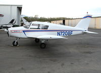 N7208F @ AJO - 1968 Piper PA-28-140 @ Corona Municipal Airport, CA - by Steve Nation