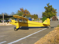 N30669 @ 2Q3 - 1940 Piper J3C-65 Cub visiting in late afternoon @ Yolo County Airport (Davis), CA - by Steve Nation
