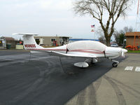 N506DS @ LHM - 2002 Diamond Aircraft DA 40 @ Karl Harder Field/Lincoln Regional Airport, CA - by Steve Nation