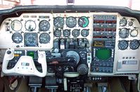 N91HV - 1969 Beechcraft Baron D55 Panel