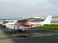 N7337G @ LHM - 1970 Cessna 172K with cockpit covered @ Lincoln Municipal Airport, CA - by Steve Nation
