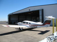 N2095V @ SAC - 1979 Piper PA-28T-201 seeking relief from the Phoenix, AZ heat (only 106F in SAC this day!) @ Sacramento Executive Airport, CA - by Steve Nation