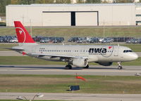 N338NW @ DTW - another A320 in new colors