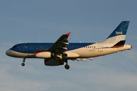 G-DBCF @ LHR - G-DBCF  Airbus A319-131  BMI