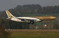 A4O-LI @ ZRH - short final RWY 14 - by Karl Haller