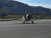 N5524N @ SZP - 1943 Howard DGA-15P 'Mr. Hooligan', P&W R985 450 Hp, taxi turn off Runway 22 - by Doug Robertson