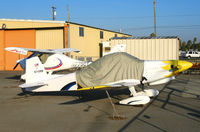 N715MB @ RHV - 1991 Brown Mustang II homebuilt with cockpit covered @ Reid-Hillview Airport (San Jose), CA - by Steve Nation