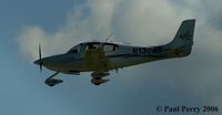 N130MB @ ORF - Coming in to RWY 5, just about over the piano keys