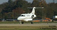 N122DS @ ORF - Taxiing from the GA Ramp, headed for the end of RWY5
