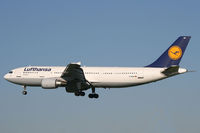 D-AIAH @ LHR - D-AIAH AIRBUS A300B4-603  Lufthansa - by Mark Giddens
