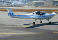 N359JP @ KSQL - JLH Aviation Group 2004 Diamond Aircraft DA20 C1 running-up  @ San Carlos Airport, CA - by Steve Nation