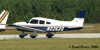N2262Q @ W03 - Recently arrived, and pulled p next to another Piper