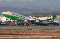 B-16411 @ LAX - EVA Air B-16411 (FLT EVA11) departing RWY 25R enroute to Chiang Kai Shek Int'l (RCTP).