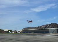 N44JT @ SZP - 1976 Thomas PITTS S-1S, Lycoming O&VO-360, takeoff climbout Runway 04 - by Doug Robertson