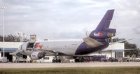 N569FE - Loading cargo for its next flight. - by N6701