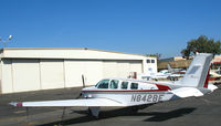 N842BE @ SQL - BleyCo Inc. 1984 Beech B36TC @ Hayward Municipal Airport, CA - by Steve Nation