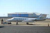 N26AT @ OAK - ATI Jet Sales 1973 Learjet 23 being towed @ Oakland International Airport, CA - by Steve Nation