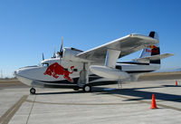 N29853 @ OAK - Flight Management Resources Red Bull 1951 Grumman HU-16E (ex USCG 17246) on the ramp for Fleet Week @ Oakland International Airport, CA - by Steve Nation