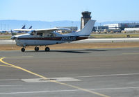 N155DG @ OAK - Juliet Tango F/S 1983 Cessna T210N from Auburn, CA @ Oakland International Airport, CA - by Steve Nation