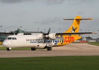 G-BWDB @ EGCC - Aurigny ATR - by Kevin Murphy