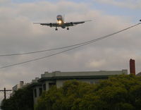 N689AA @ SAN - Buzzing the houses near SAN - by Florida Metal