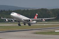 HB-JMB @ ZRH - SWISS A340-300 - by Andy Graf-VAP