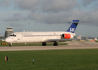LN-ROZ @ EGCC - SAS MD - by Kevin Murphy