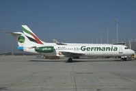 D-AGPF @ MUC - Germania Fokker 100