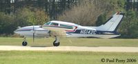 N6142C @ ORF - Growling down the runway, leaving ORF - by Paul Perry