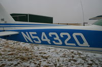 N5432Q - tail of the plane - by former owner in colorado