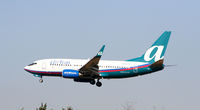N285AT @ ATL - Over the numbers of 27L - by Michael Martin