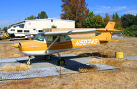 N50743 @ SAC - Los Rios JC District 1968 Cessna 150J @ Sacramento Exec Airport, CA - by Steve Nation