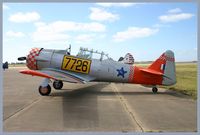N726KM @ KGLS - AT-6 - by Thomas L Hughes