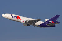 N375FE @ LAX - FedEx N375FE (FLT FDX3019) climbing out from RWY 25R enroute to Chicago O'Hare Int'l (KORD).