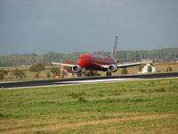 OO-VEJ @ EBBR - landing in Brussels on RWY25L