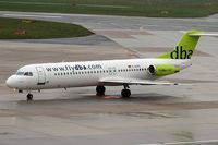 D-AGPQ @ HAM - DBA Fokker 100 - by Volker Hilpert