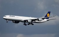 D-AIHN @ FRA - Lufthansa A340-642 - by Volker Hilpert