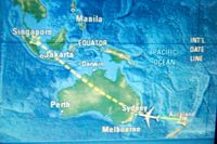 ZK-OKC - enroute from Auckland to Singapore on Air NZ's beautiful new B777-200 - by Micha Lueck