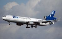 D-ALCE @ FRA - Lufthansa Cargo MD-11F in special colours - by Volker Hilpert